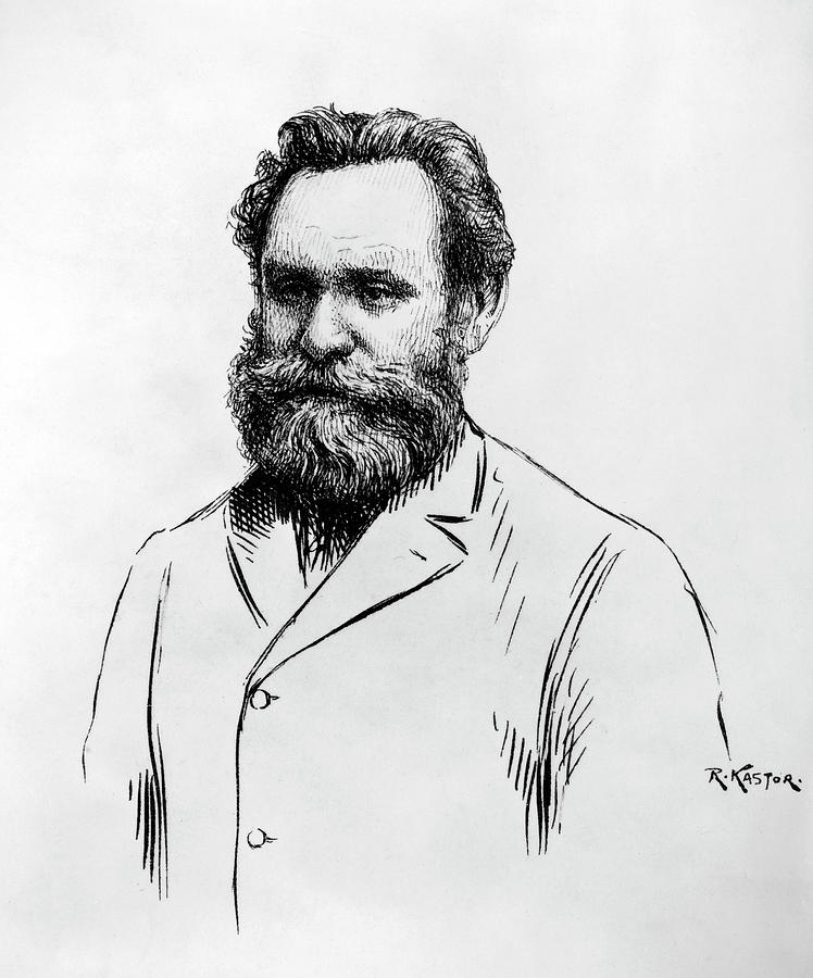 Ivan Petrovich Pavlov (1849-1936) Drawing by Granger