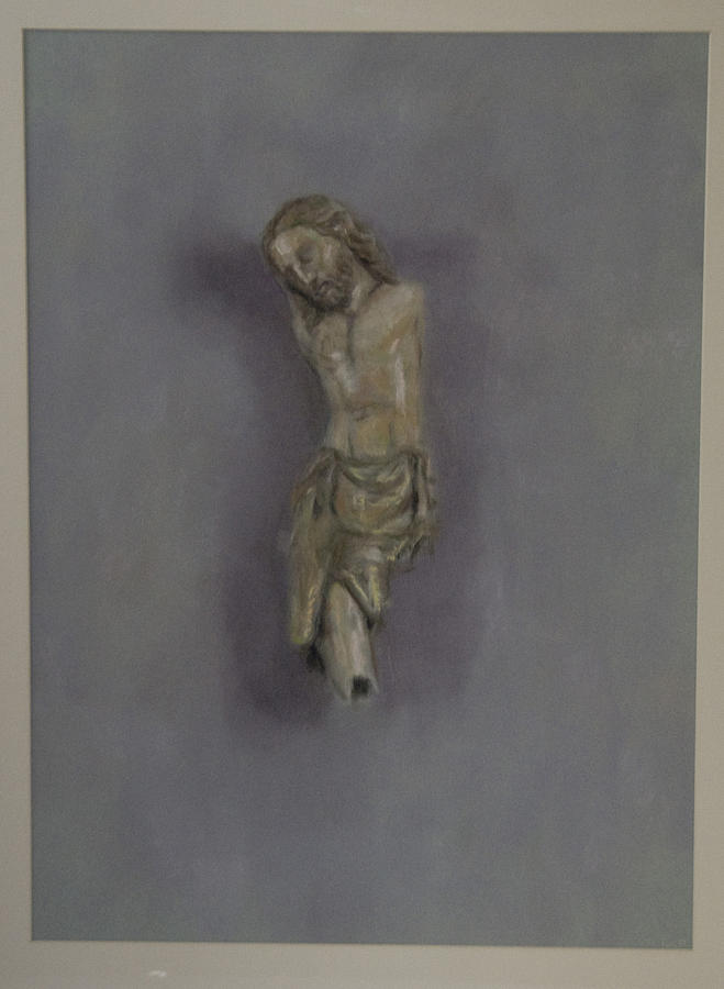 Ivory Christ  Pastel by Paez  Antonio