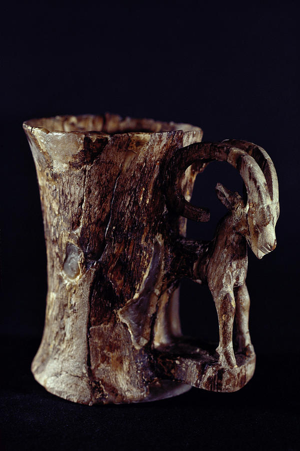 Ivory Goblet From Syria Photograph by Gianni Tortoli