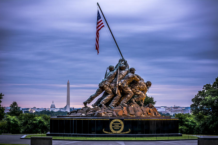 Iwo Jima Monument Photograph by David Morefield