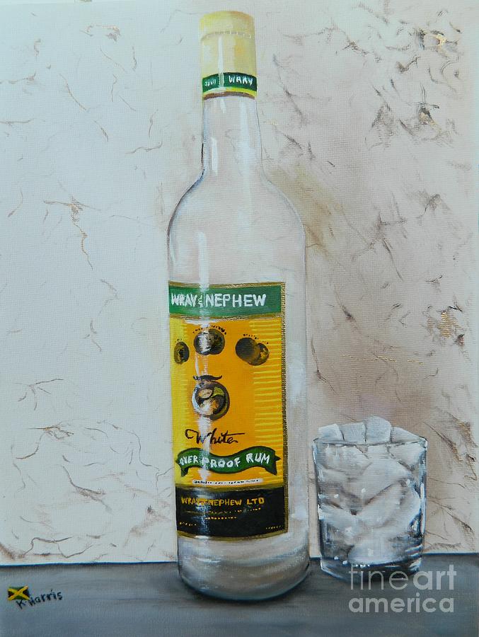 J. Wray and Nephew On the Rocks Painting by Kenneth Harris