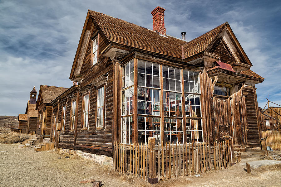 J. S. Cain Home In Bodie Ghost Town Photograph