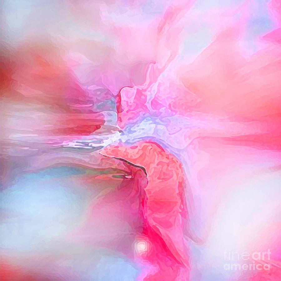 Abstract Painting - jAbstract Spiritual Hot Springs by Sherris - Of Palm Springs