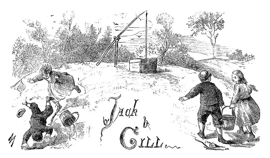 Jack & Jill, 1873 Drawing by Granger