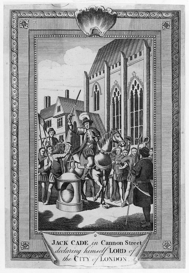 Jack Drawing - Jack Cade, An Irish-born Rebel by Mary Evans Picture Library Jack Drawing - Jack Cade, An Irish-born Rebel by Mary Evans Picture Library