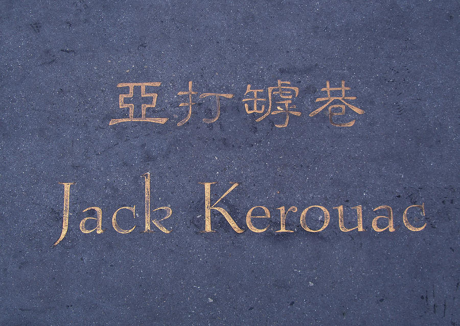 Jack Kerouac Plaque Photograph by James Canning