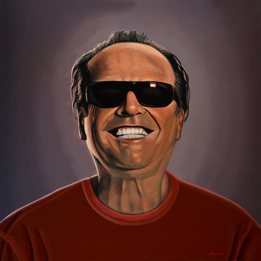 Jack Nicholson 2 Painting by Paul Meijering