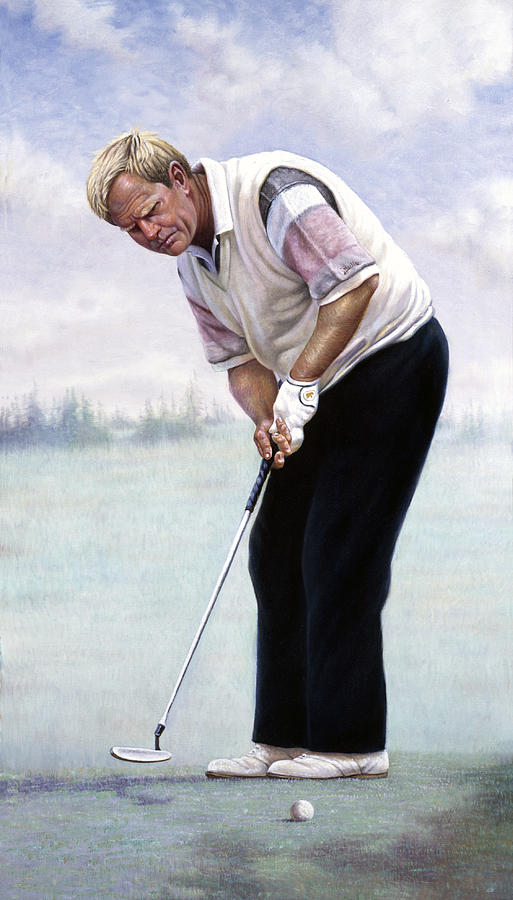 Arnold Palmer Painting - Jack Nicklaus by Gregory Perillo