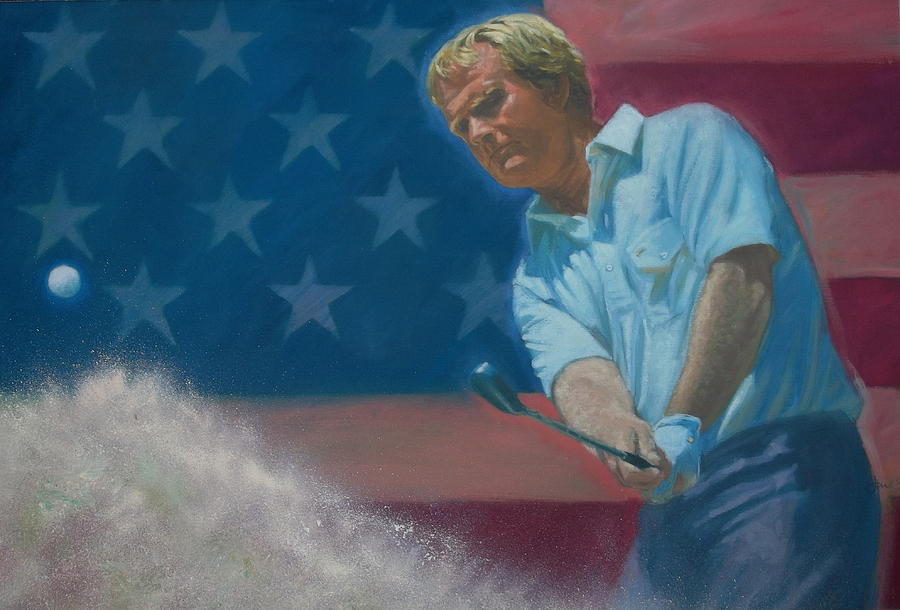 Jack Nicklaus Painting by Steven Jones Fine Art America