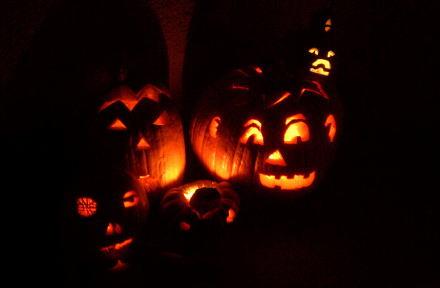 Halloween Photograph - Jack - O - Lanterns  by Brent Dolliver