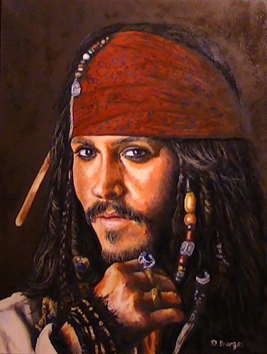 Jack Sparrow Painting by Dan Burgess - Fine Art America