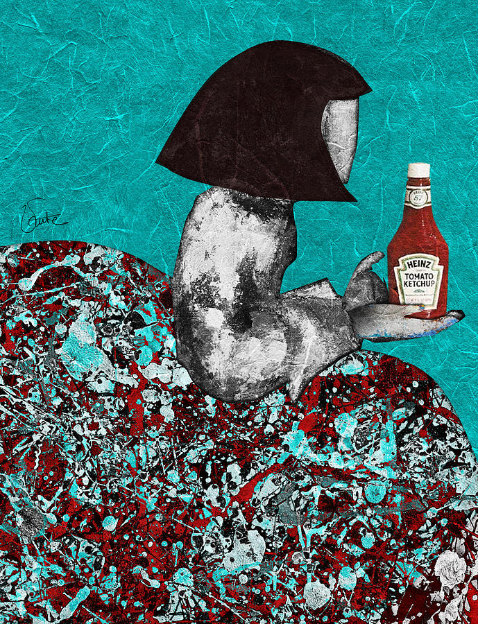 Velazquez Digital Art - Jack the Dripper and Velazquez. New York PANTONE 562 by Begonia Lafuente