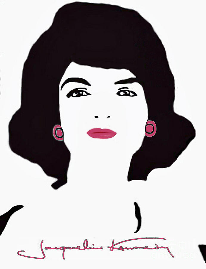 Dallas Photograph - Jackie Kennedy Signature Pink Lips by Jost Houk