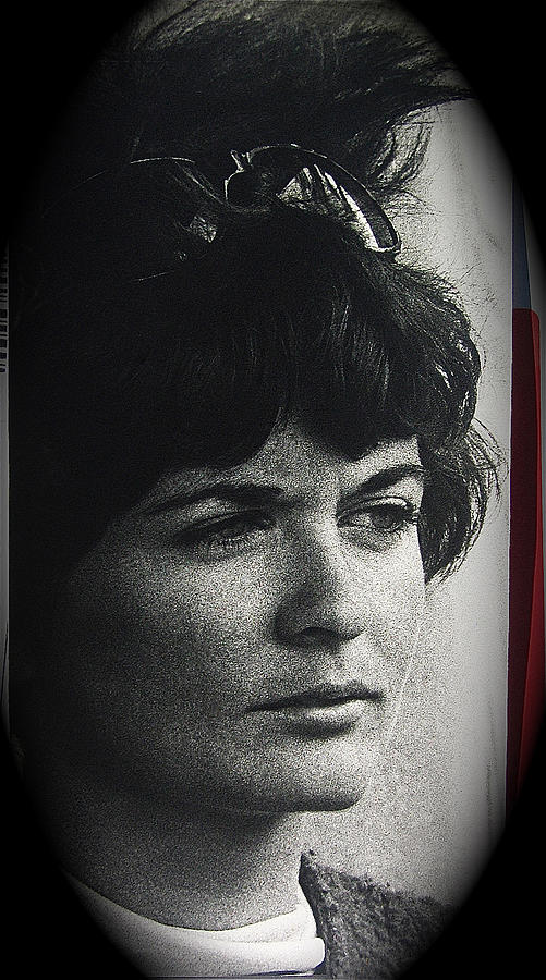 Jackie Sharkey watching Cinco de Mayo parade Nogales Sonora Mexico 1969-2008 Photograph by David Lee Guss
