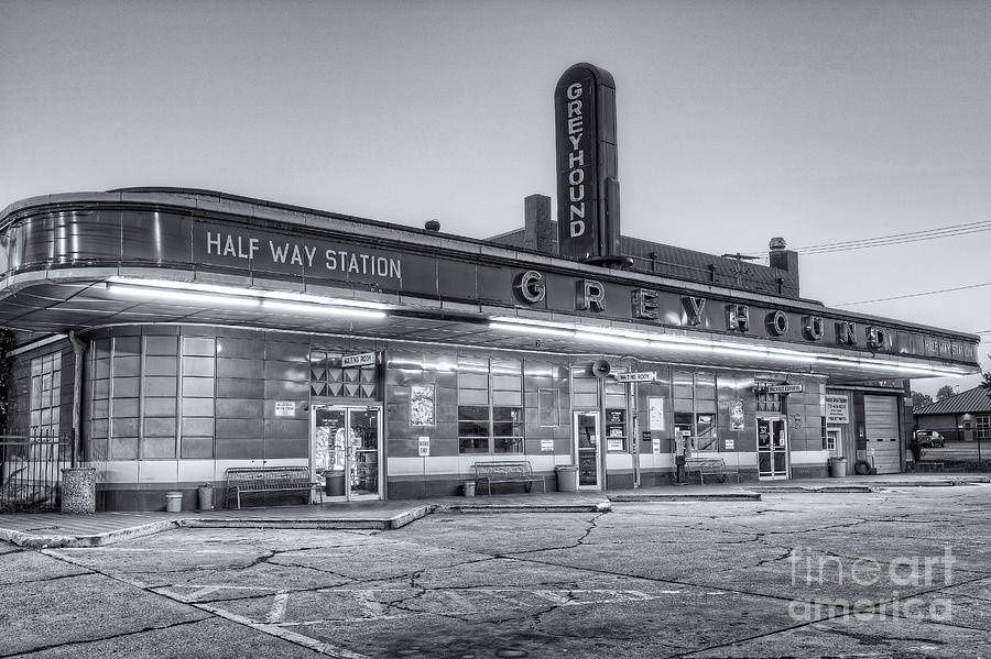 Jackson Greyhound Bus Station II Photograph by Clarence Holmes