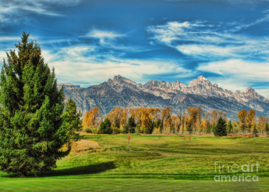 Jackson Hole Golf Club Practice Range Photograph by Clare VanderVeen