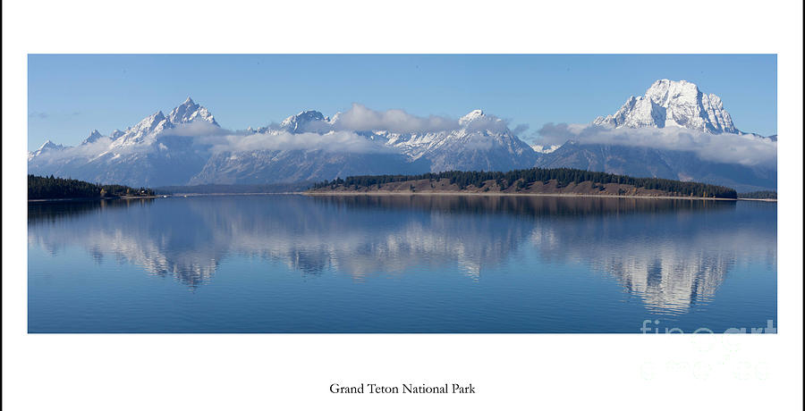 Mountain Photograph - Jackson Lake at Grand Teton National Park  by Twenty Two North Photography