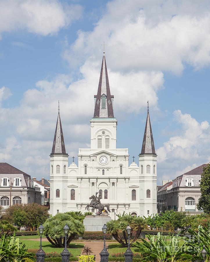 Jackson Square Cathedral Photograph by Kay Pickens
