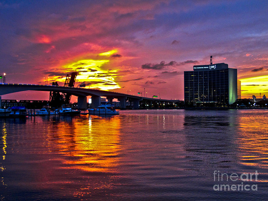 Jacksonville Photograph - Jacksonville Acosta Bridge by Scott Moore