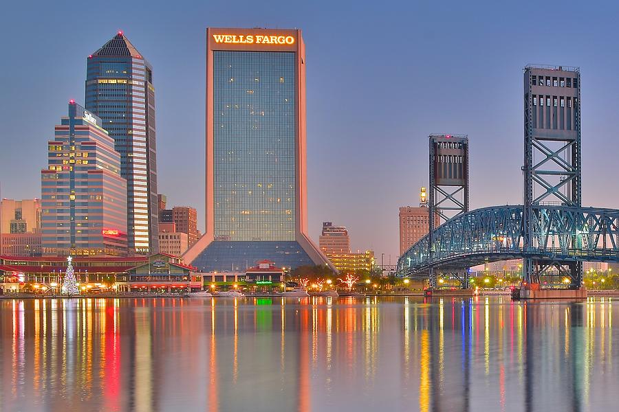 Jacksonville Alight at Daybreak Photograph by Frozen in Time Fine Art Photography