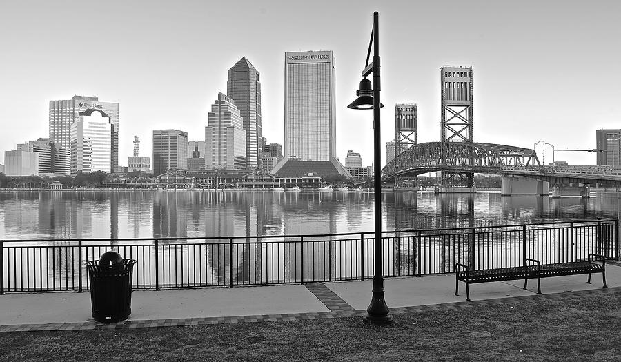 Jacksonville Black and White ay Photograph by Frozen in Time Fine Art Photography