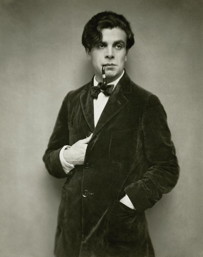 Jacob Ben-Ami With A Pipe Photograph by Nickolas Muray