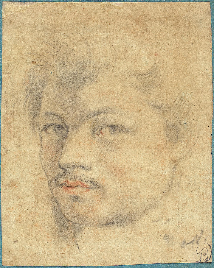 Jacob Matham, Dutch 1571-1631, Head Of A Man Drawing by Litz Collection ...