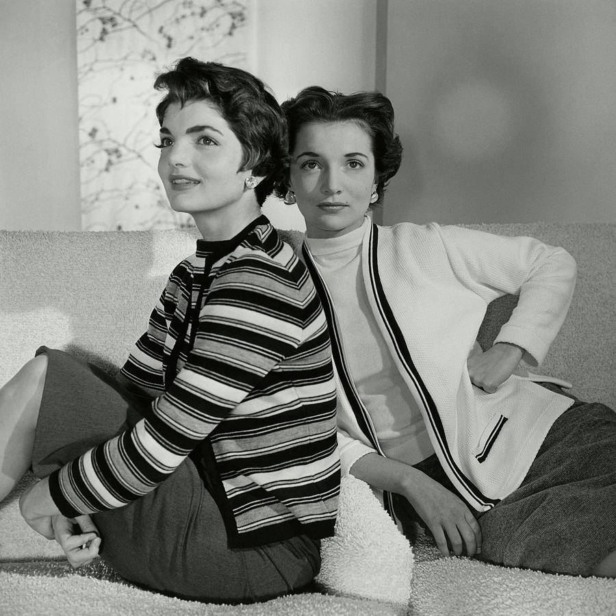 Jacqueline Kennedy And Lee Canfield Photograph by Horst P. Horst