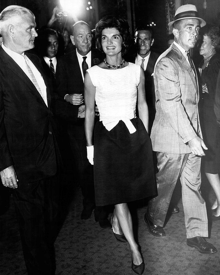 Jacqueline Kennedy Doesn't Need A Red Carpet Photograph by Retro Images ...