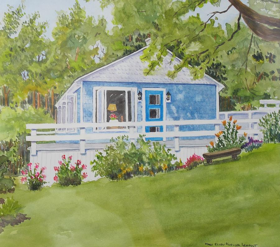 Jacques and Colettes Cottage Painting by Mary Ellen Mueller Legault