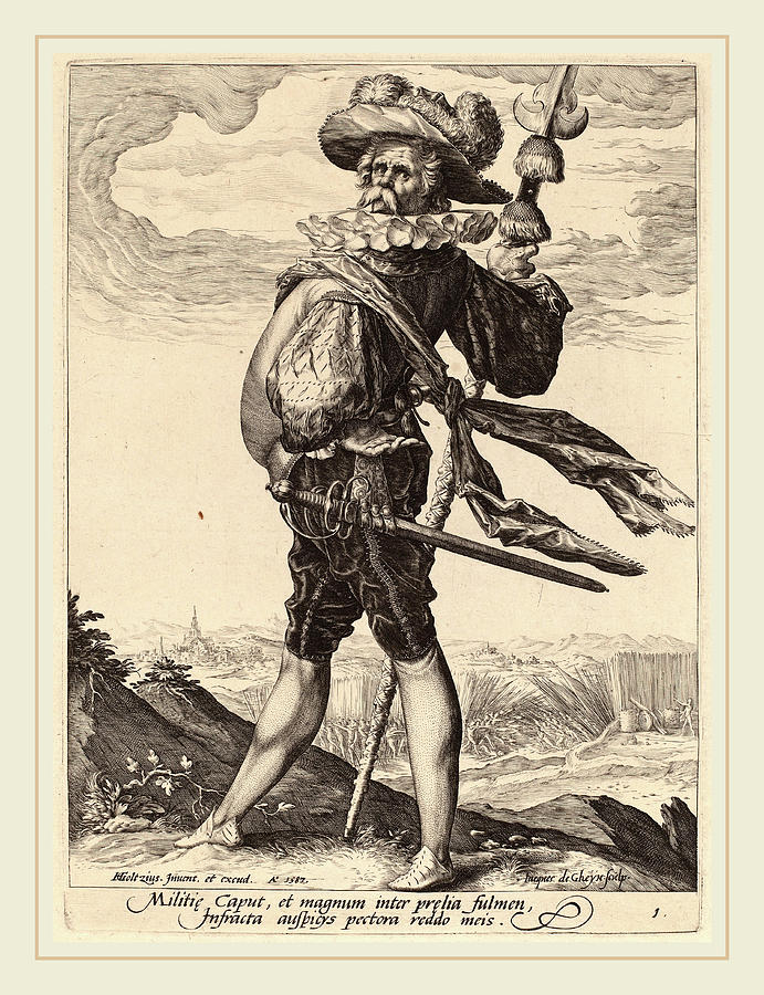 Jacques De Gheyn II After Hendrik Goltzius Dutch Drawing by Litz ...