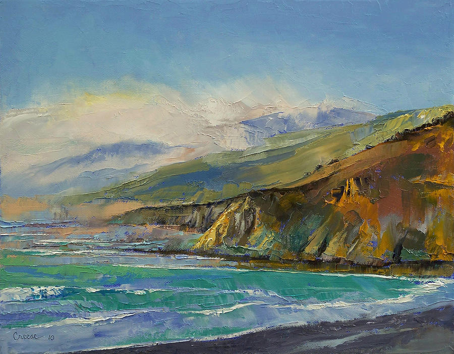 Jade Cove Painting by Michael Creese