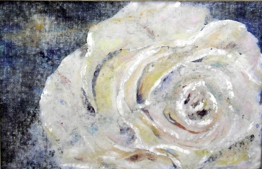 Jaded Faded Rose Painting by Jodie Marie Anne Richardson Traugott          aka jm-ART