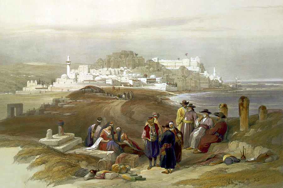Jaffa ancient Joppa April 16th 1839 Photograph by Munir Alawi