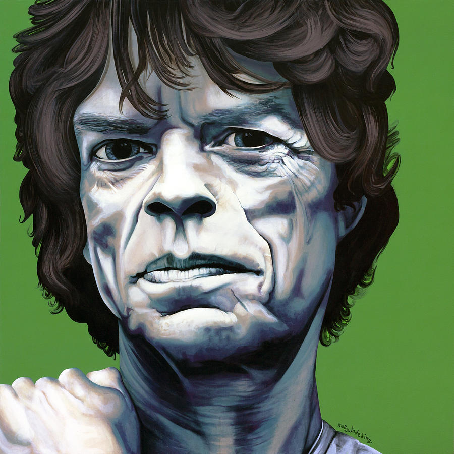 Jagger Painting by Kelly King