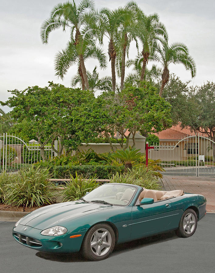 Jaguar - 2  Xk8 Photograph by Larry Linton