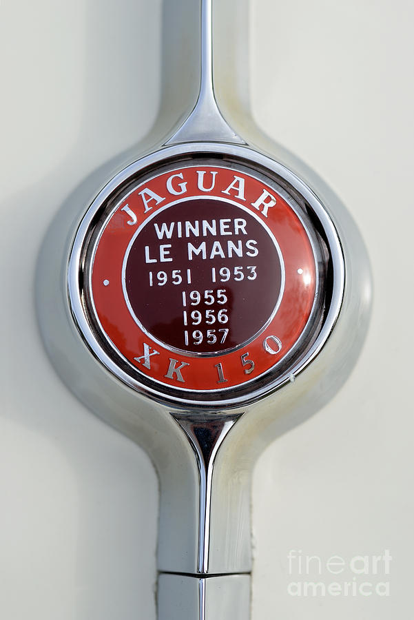 Car Photograph - 1957 Jaguar XK 150 #3 by George Atsametakis