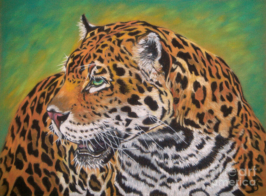 Jaguar Painting by Yvonne Johnstone