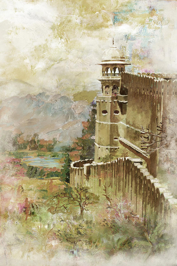 Jaigarh Fort Painting by Catf