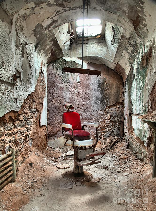 Jail Cell Barber Shop Photograph by Adam Jewell