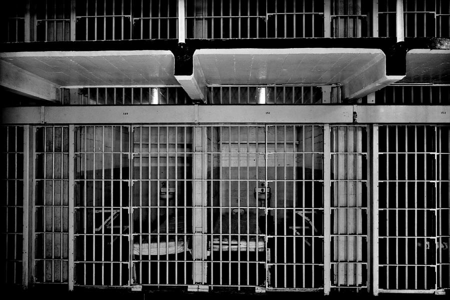 The Rock Photograph - Jail Cells by Benjamin Yeager