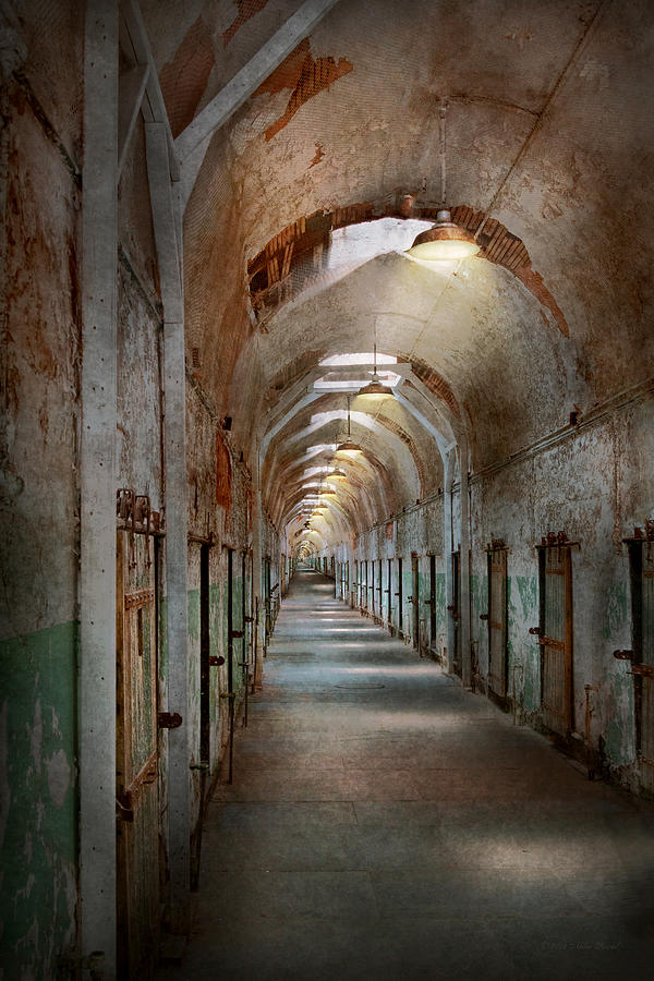 Jail - Eastern State Penitentiary - Endless torment Photograph by Mike Savad