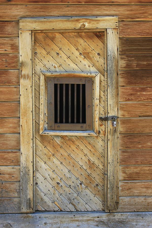 Mining Photograph - Jailhouse Door Bodie California by Douglas Miller