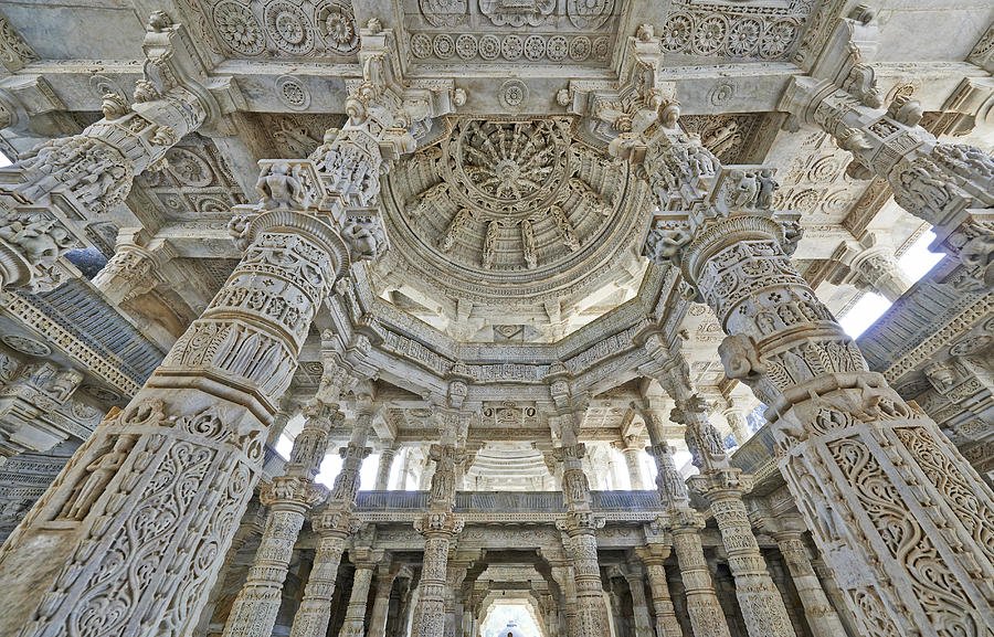Jain Tempel Ranakpur Chaumukha Mandir Photograph by Juergen Ritterbach