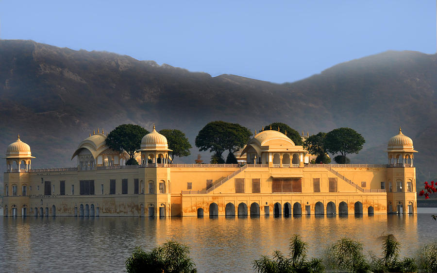 Jaipur Water Palace Photograph by Diane Lent