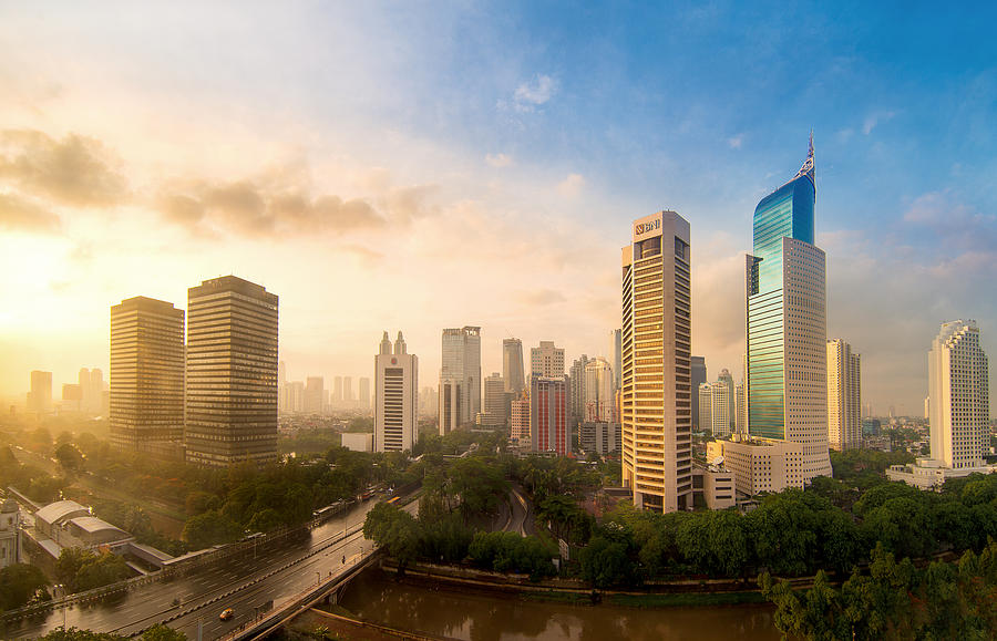 Jakarta First Sunrise in 2016 Photograph by Abdul Azis