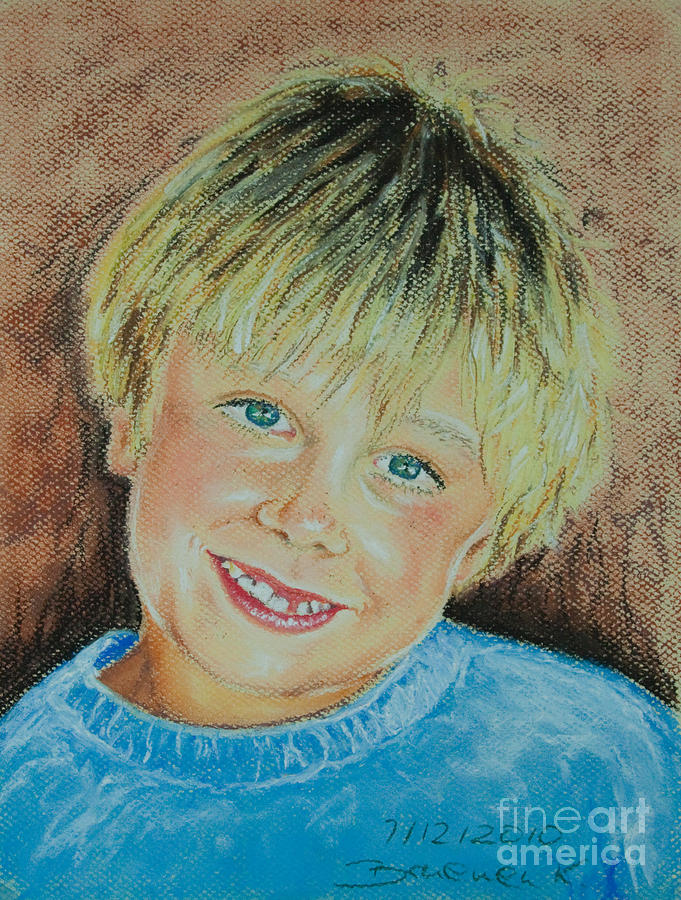 Portrait Pastel - Jake by Katharina Bruenen