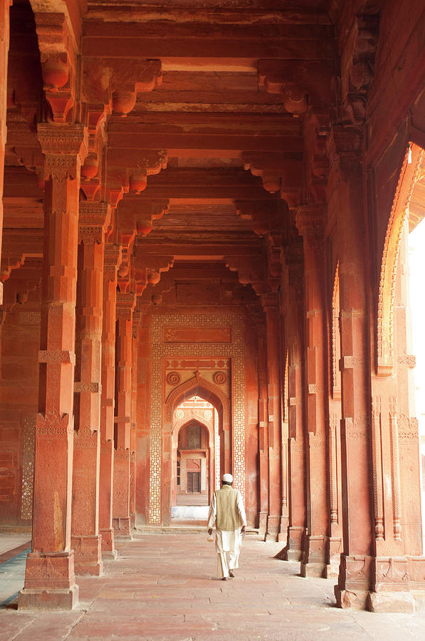 Architecture Photograph - Jama Masjid, Fatehpur Sikri, Uttar by Inger Hogstrom
