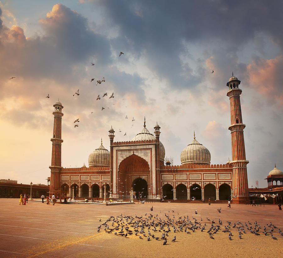 Jama Masjid Mosque in Delhi Photograph by Narvikk