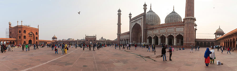 Jama Masjid mosque, New Delhi, India Photograph by George Pachantouris